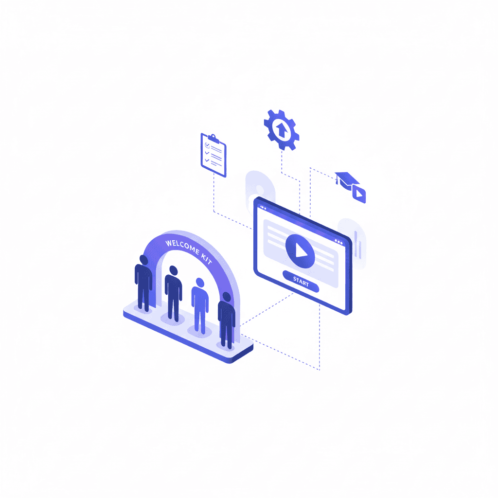 Dijital Onboarding and İşe Alıştırma Sistemi - Problem İllüstrasyonu
