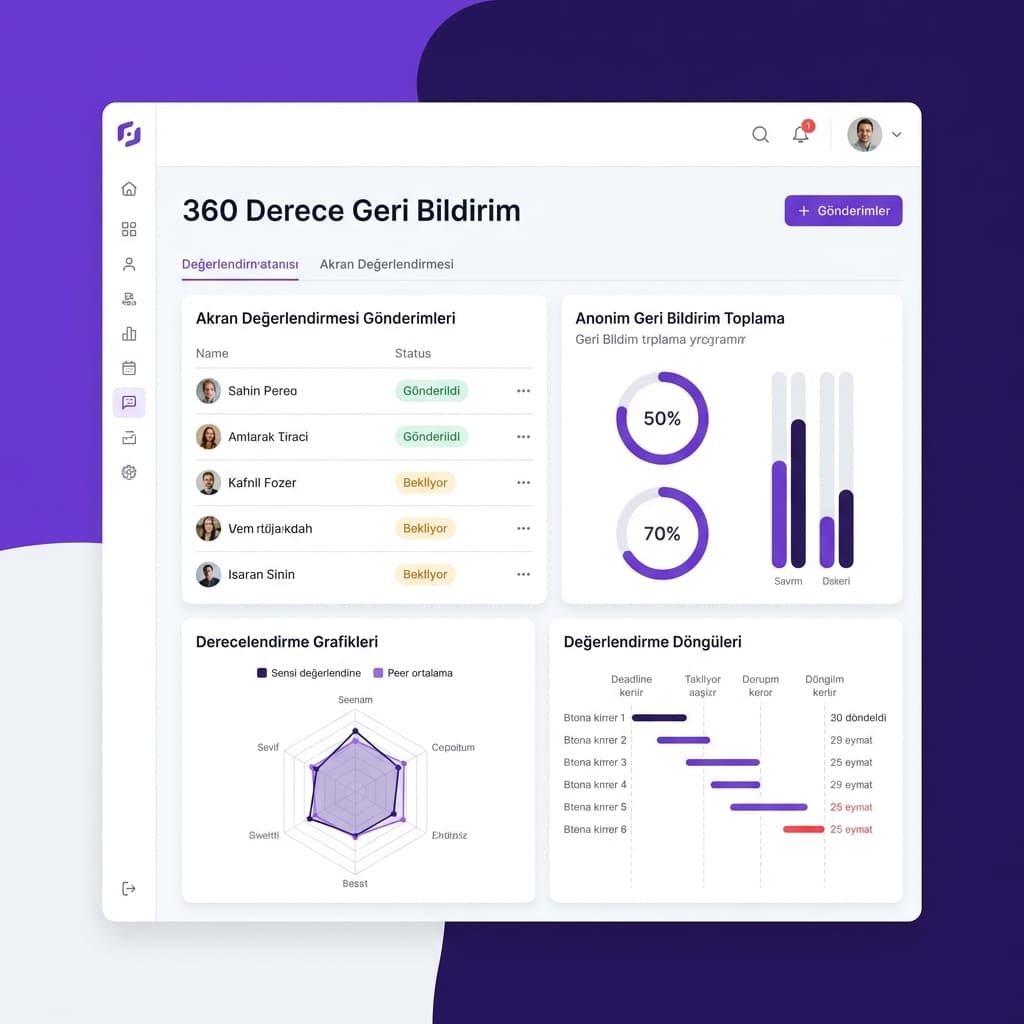 360° Feedback ve Çok Yönlü Değerlendirme Sistemi