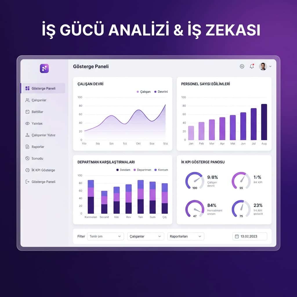 İK Analitik ve İş Zekası Dashboard'u